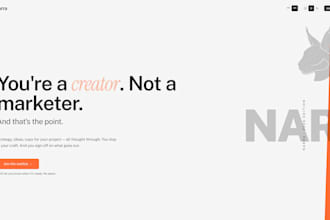 design and develop a stunning landing pages
