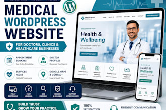 create a doctor, dentist and healthcare wordpress website