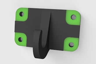 design custom 3d printable brackets, mounts and holders