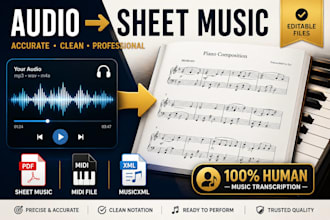 convert audio to midi and transcribe music to sheet music
