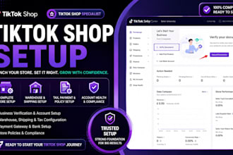 setup your tiktok shop seller account professionally
