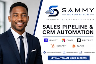lemlist cloze pipedrive hubspot zapier automation sales pipeline lead generation