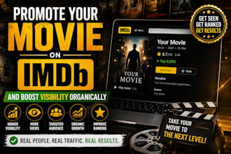 promote imdb page, movie trailer gain visibility starmeter movie promotion