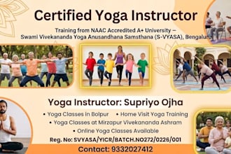 teach you yoga in online