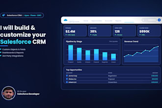 build and customize your salesforce CRM with apex, flows, and lwc development