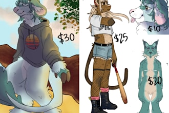 draw your furry oc