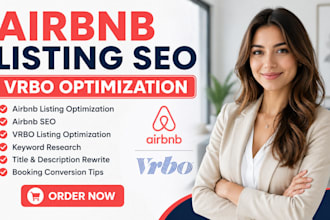 optimize your airbnb listing, airbnb SEO, vrbo listing to increase bookings