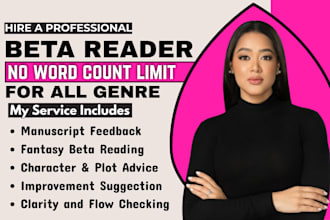 horror beta reader, romance beta reader, thriller beta reader, beta read romance