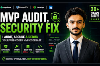 audit and debug vibe coded mvp codebase