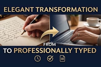 turn handwriting to typed text