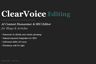 humanize ai content and optimize it for SEO