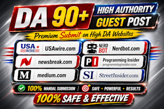 provide premium guest posts on high da news authority websites