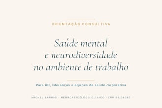 orientar rh e liderancas em saude mental e neurodiversidade
