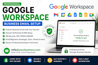 set up google workspace business email domain verification