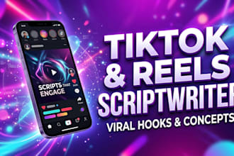 write viral tiktok scripts and instagram reels scripts for your brand
