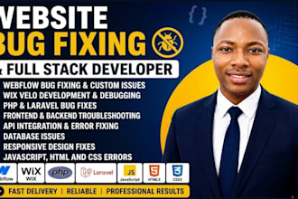 fix webflow bugs wix velo code wix velo wix online course fullstack php laravel