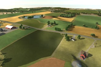 create a custom savegame and fully built farm for farming simulator 25