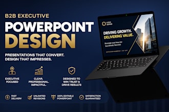 design, redesign b2b executive powerpoint design