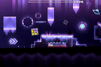 create geometry dash layout gd decoration gameplay solo level