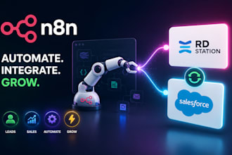 build n8n rd station salesforce crm workflow automation