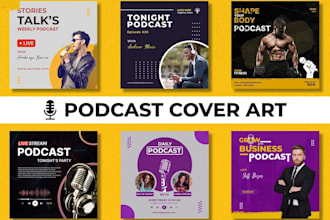 design podcast cover art, podcast logo, podcast cover design