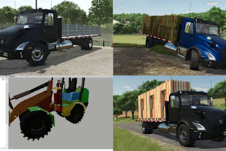 create custom farming simulator maps and tractor for farming