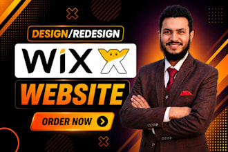 build wix website design, wix website redesign, or wix business website design