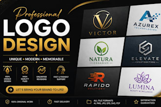 design professional logo and brand graphics