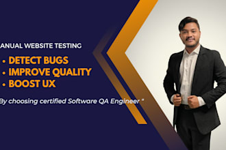 test your website and report bugs