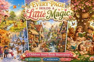 children story children story book illustration children story