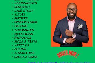 expertly handle case studies, reports and proposals