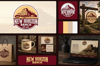 design a custom emblem logo for your brand