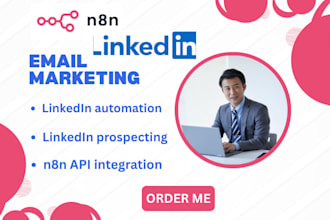 setup n8n linkedin outreach automation prospecting n8n API integration