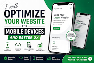 optimize your website for mobile devices and better UX