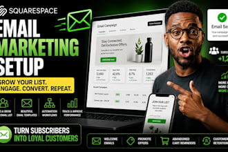 set up squarespace email marketing automation and email