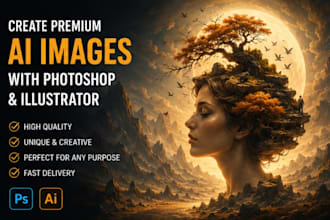 create premium ai images with photoshop and illustrator