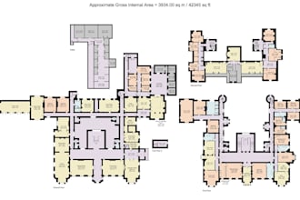 create mansion floor plan with dimensions in autocad