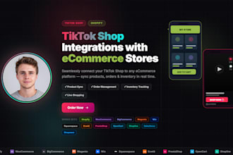 connect tiktok shop to wix, magento, ecwid, prestashop or any ecommerce store