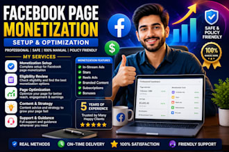 set up your facebook page monetization