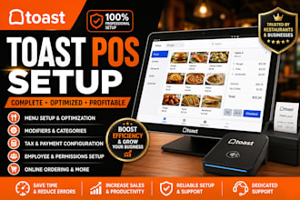 setup and optimize toast pos