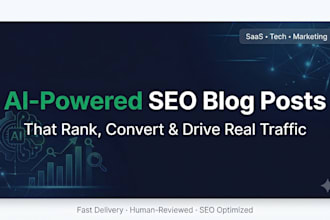 write ai powered SEO blog posts for your saas