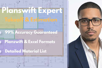do professional planswift material takeoff for drywall and framing