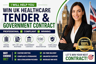 win uk tender healthcare tender government contract cqc registration rfp rfi rfq