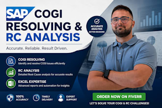 analyze and resolve sap cogi errors with root cause analysis