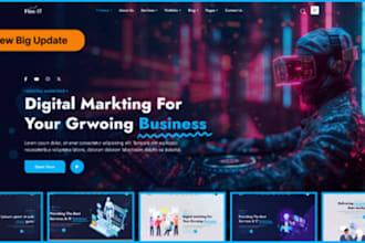 create a responsive, and modren front end website