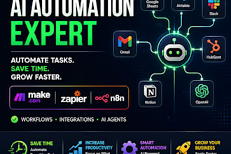 build ai automation workflows using make, zapier, n8n