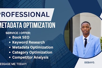 optimize your amazon KDP metadata, keywords, and categories