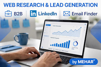 do expert web research and lead generation