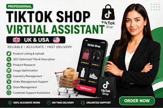 manage your tik tok shop UK and USA store professionally