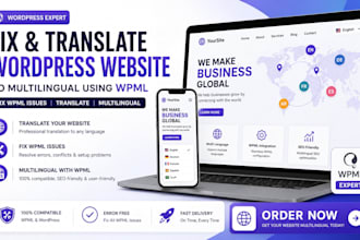 fix and translate wordpress website to multiligual using wpml, fix wpml issues